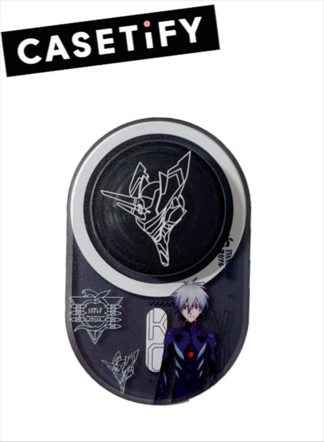 Casetify EVA Phone Grip Stand Compatible with MagSafe, MagSafe Phone Grip Holder, Wireless Charging Compatible Black - Image 1