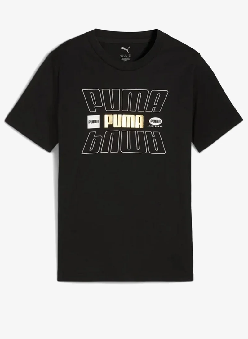PUMA Youth Essentials Logo Lab Holiday T-Shirt