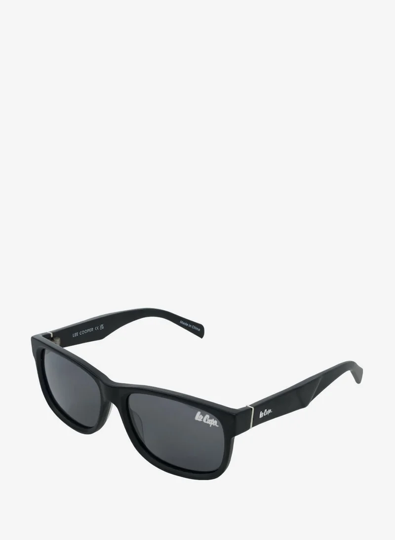 1.1 Tac Polarized Sunglasses Black Frame Gradient Grey Mirror Lens 59mm  - LCU10239C2