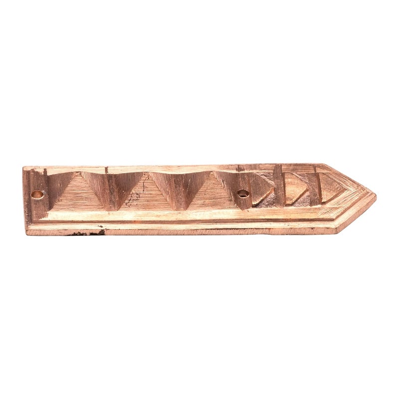 Plus Value Copper Vastu Pyramid Shift Arrow Pyra Vaastu Experts Tool for Virtual Shifting Kitchen Toilet Bedroom Machinery Entrance Main Door Dosh Remedies 1pc - Image 1