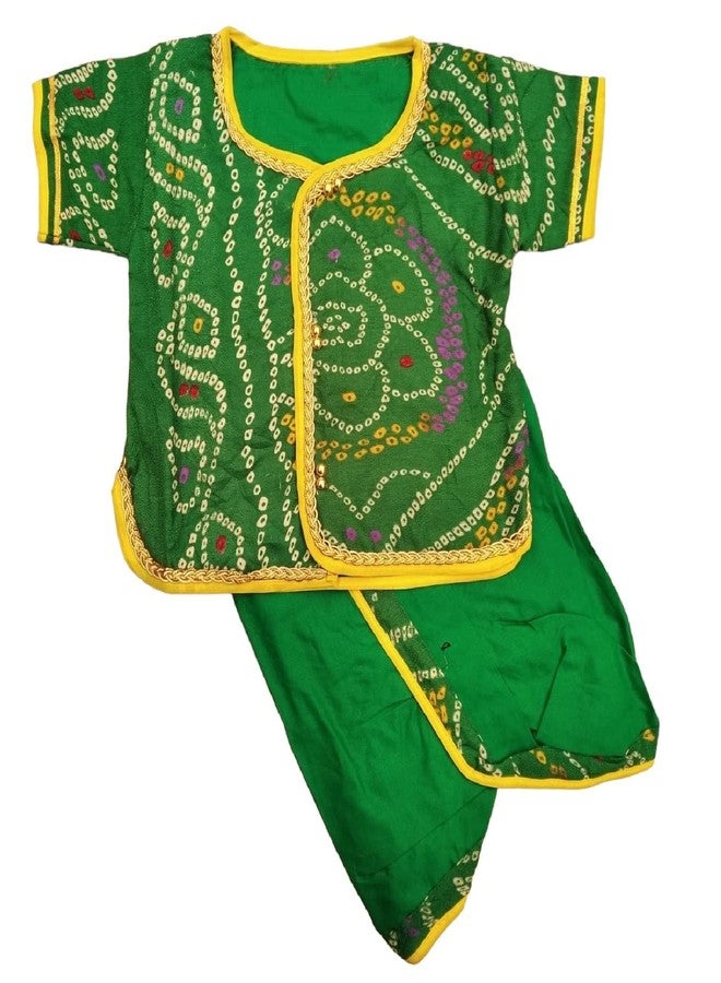 Gilli Shopee Newborn Baby Boys & Baby Girls Unisex Jamna full length Dress | Jamna Suit Set For Newborn Baby 0-3 Months | Born Baby Clothes 0-3 Months, New Born Baby Function Dress (Green) - Image 2