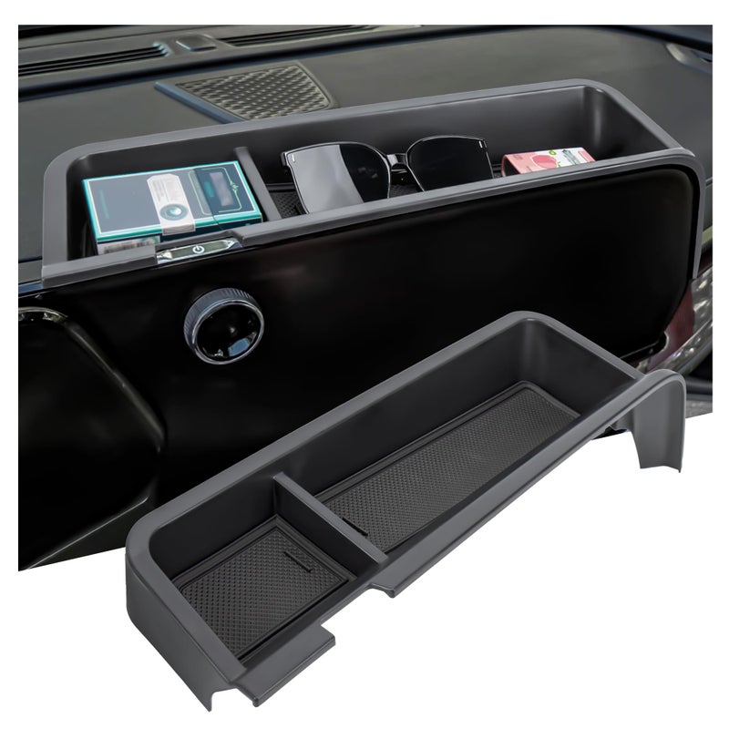 Sinminou Center Console Organizer Dashboard Tray Compatible with 2024-2026 Chevy Traverse Accessories, Dashboard Storage Box for Sunglasses (Not Compatible with 2024 Chevy Traverse Limited) - Image 1