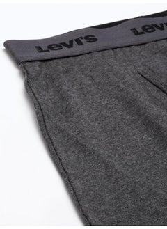 Levi's Levi's Men's Cotton Style #001 Classic Regular Fit Solid Boxer (Pack of 2) (#001-BOXER Brief-DK GMEL/Navy-P2_Dark Grey Melange, L)  - Image 3