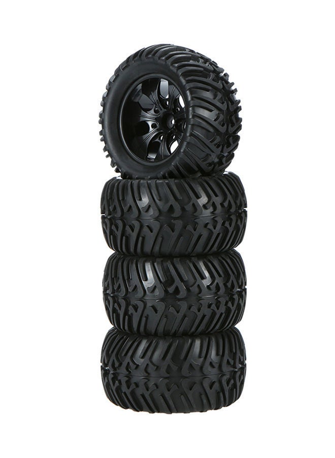 NIBEMINENT 4-Piece Rock Terrain Tyre For 1/10 HSP 94111 94188 Monster Truck - Image 2