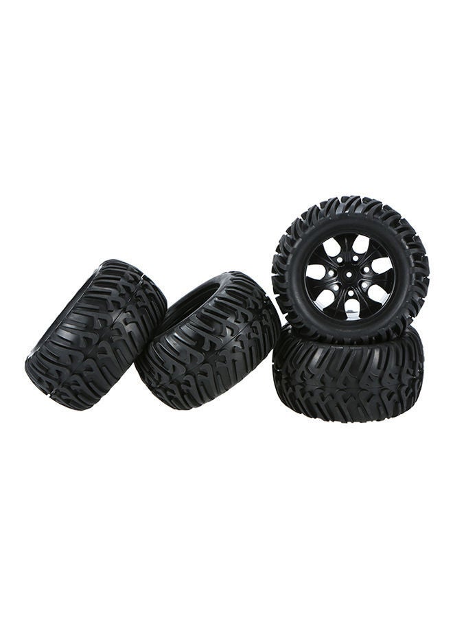 NIBEMINENT 4-Piece Rock Terrain Tyre For 1/10 HSP 94111 94188 Monster Truck - Image 1