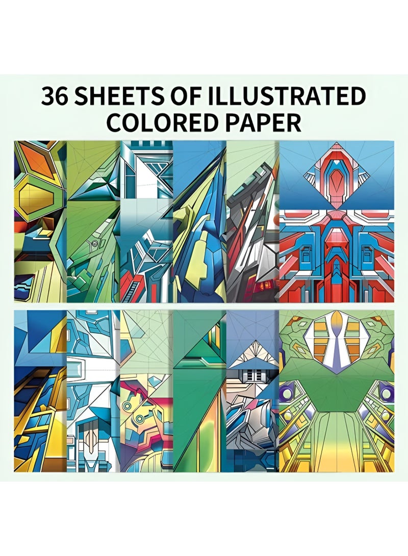 Paper Airplane Kit (36 Sheets, 12 Models) – Build & Fly Airplanes for Kids Age 3+ – DIY Paper Craft STEM Toy, Developmental Learning - Image 5