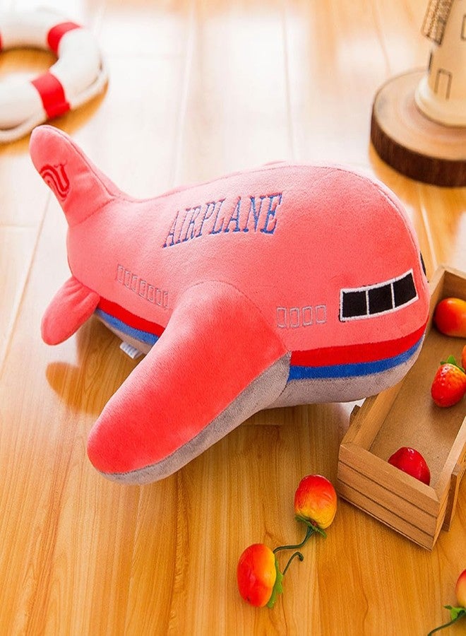NatureMan 15.7" Airplane Plush Stuffed Toys Aircraft Plush Pillow Model Plane Toys,Children's Room Decoration for Kids (Pink) - Image 2