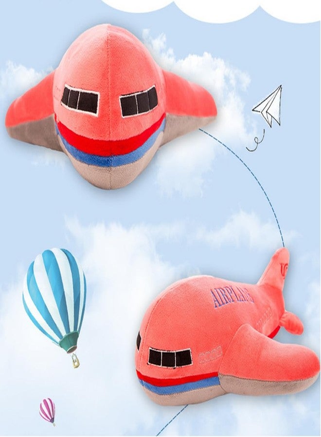 NatureMan 15.7" Airplane Plush Stuffed Toys Aircraft Plush Pillow Model Plane Toys,Children's Room Decoration for Kids (Pink) - Image 3