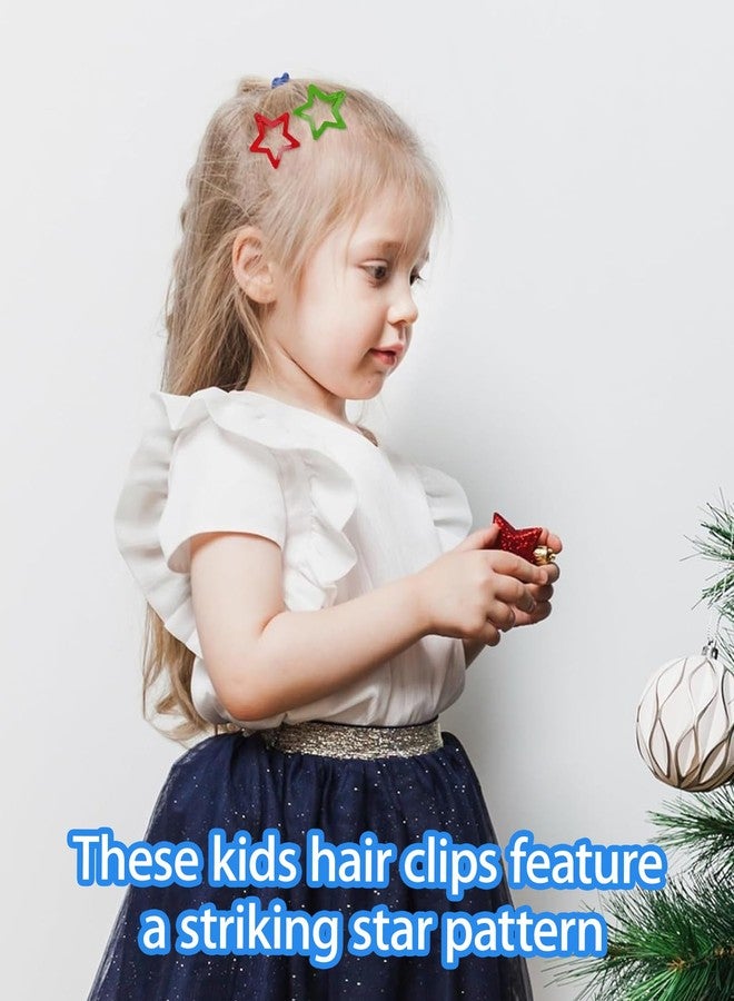 BdelrinQue 80PCS Star Hair Clip, Hair Clips for Kids Girls, Kids Hair Accessories for Girls, Tic Tac Clips for Women, Cute Star-Shaped Clips for Daily Use, Birthday Parties and School - Image 4
