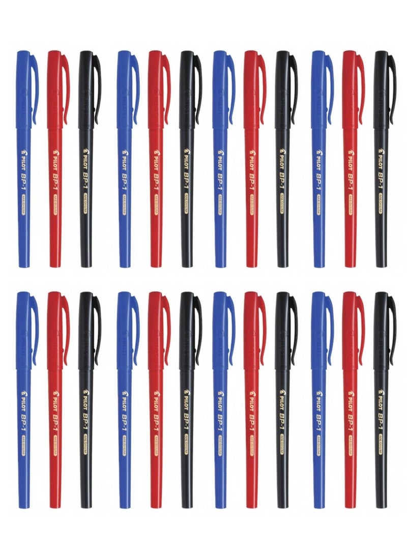 PILOT قلم حبر جاف 24 قطعة طرف رفيع متعدد الألوان - Image 1