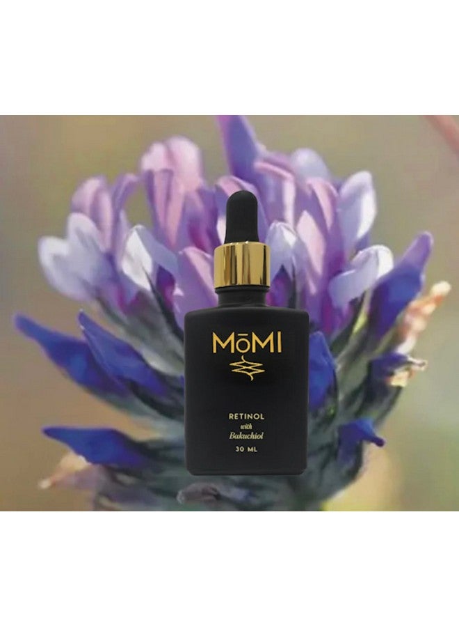 Momi Mōmi Retinol With Bakuchiol Serum 1 Oz Antiaging. For Sensitive Skin. Reduces Fine Lines And Wrinkles. Contains Retinol Gs50 Ha And Bakuchiol - Image 3