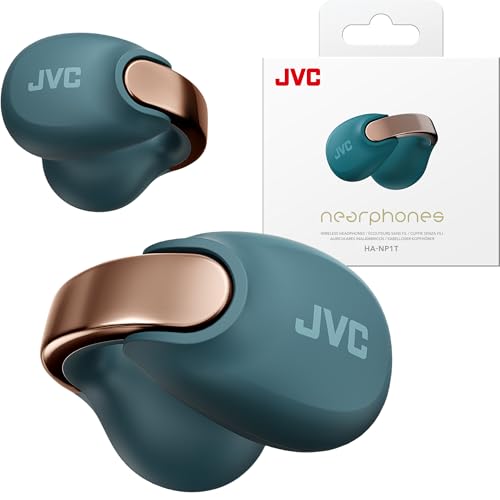JVC Nearphones Open Ear True Wireless Headphones - Open Ear Earbuds - Bluetooth 5.3-24H Playback - IPX4 Water Resistant - Built-in Mic - Awareness & Comfort - Ear Clip Earbuds - HANP1T - Image 1