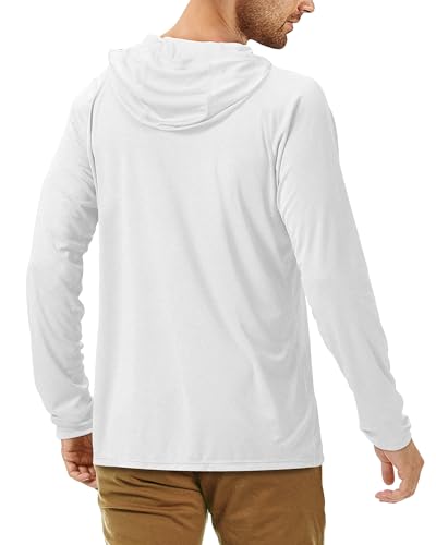 Roadbox UPF 50+ Fishing Shirts for Men Long Sleeve Sun Protection Lightweight Outdoor UV Hiking Shirts - Image 3