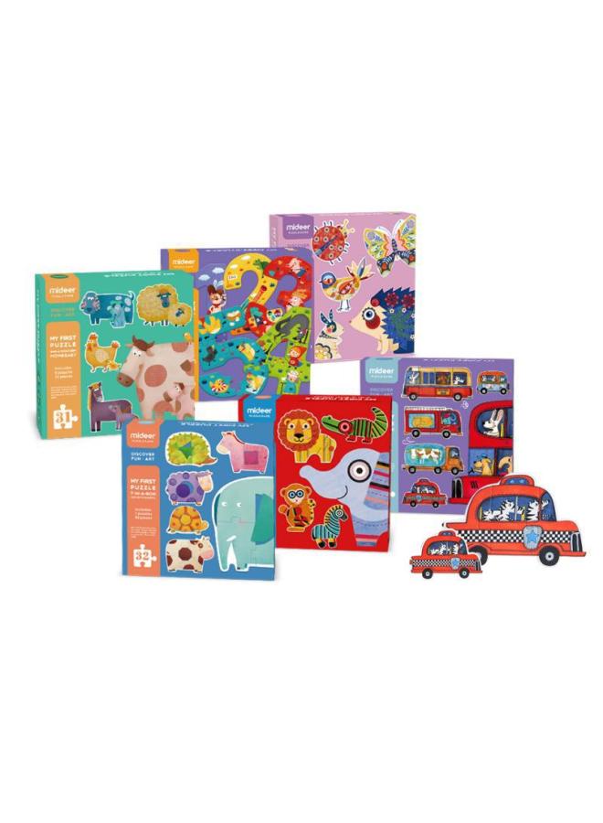 Mideer Milu Mengshi Early Education Children's Puzzle Advanced Puzzle Boys And Girls Baby Toy 0-3-6 Years Old-Color:Happy Farm - Image 2