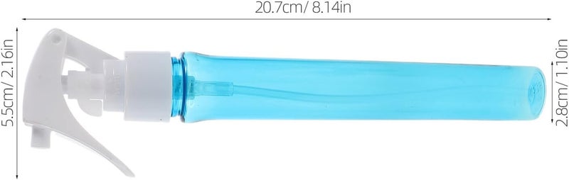 IMIKEYA 3pcs Mini Hairdressing Spray Bottles 38ml Continuous Mist Water Spray for Barber Salon Hair Care with Red, and Blue Colors - Image 2