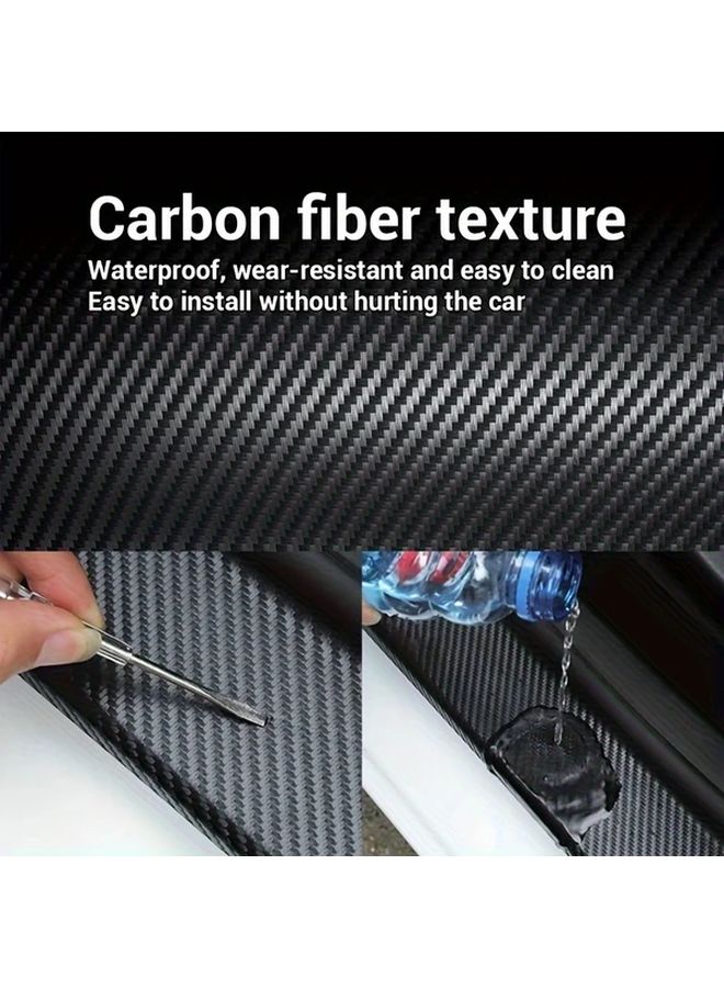 5cm x 3M 3D Nano Carbon Fiber Car Protection Film Anti Scratch Tape For Door Sill Side Mirror Bumper - Image 4
