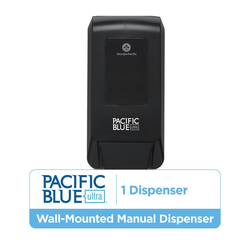 Georgia-Pacific (53057) Pacific Blue Ultra Manual Push Soap Dispenser, Wall Mounted, Easy to Install & Maintain - Image 3