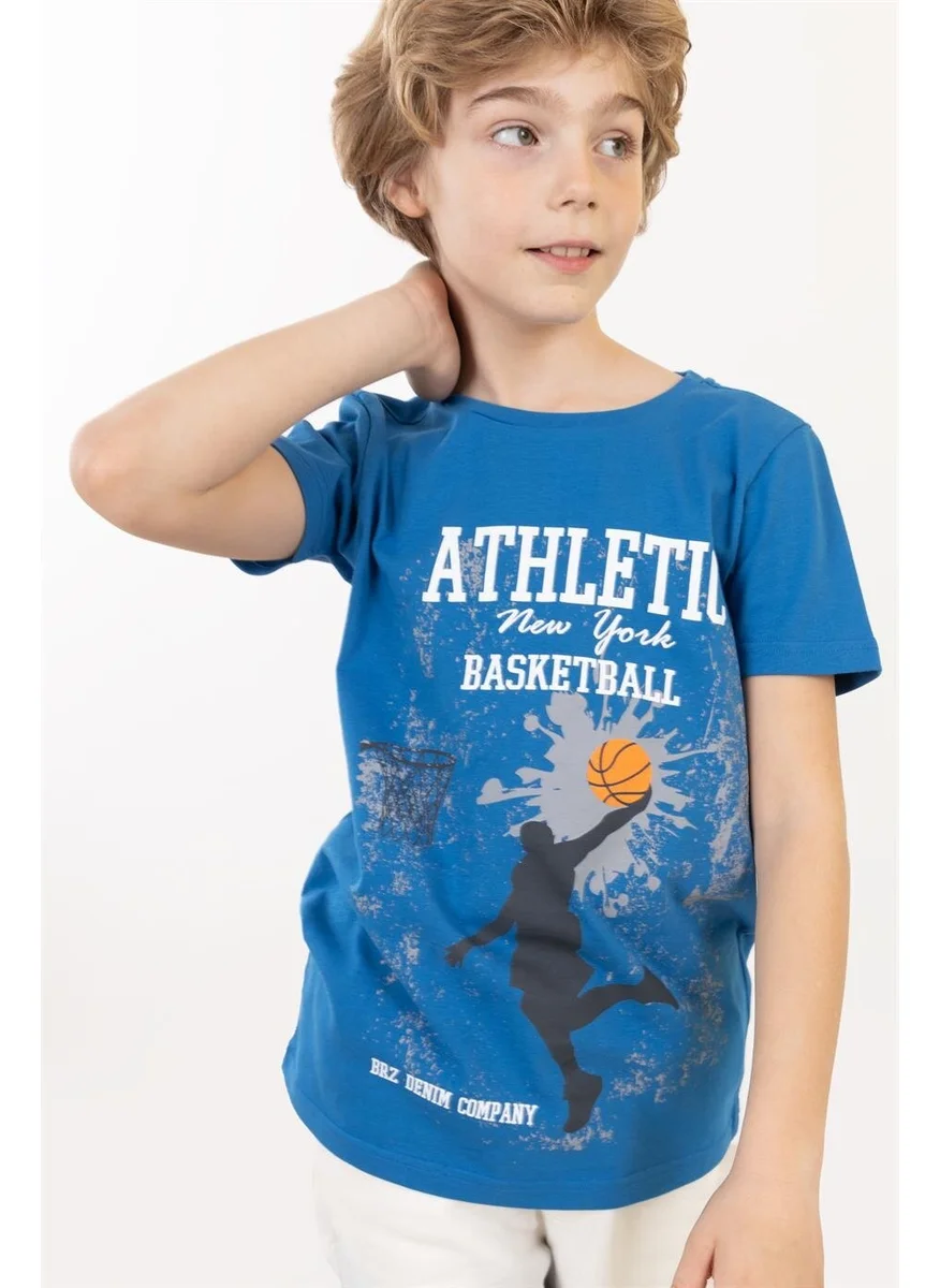 بي ار زد كولكشن Boy Printed Short Sleeve T-Shirt