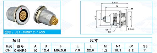 DRRI 0B FGG 4Pin Push Pull Circular Connector Plug for LBUS Device,Cforce Motors(4Pin, Plug) - Image 3