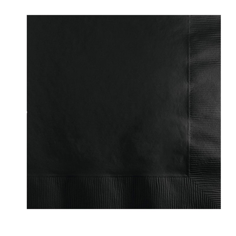Creative Converting Party Tableware 2-Ply Luncheon Napkin, Party Supplies, One Size, Black Velvet, 50 - Image 1