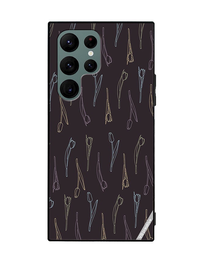 VR CREATIVE Protective Case Cover For Samsung Galaxy S22 Ultra 5G Classickases Design Multicolour - Image 1