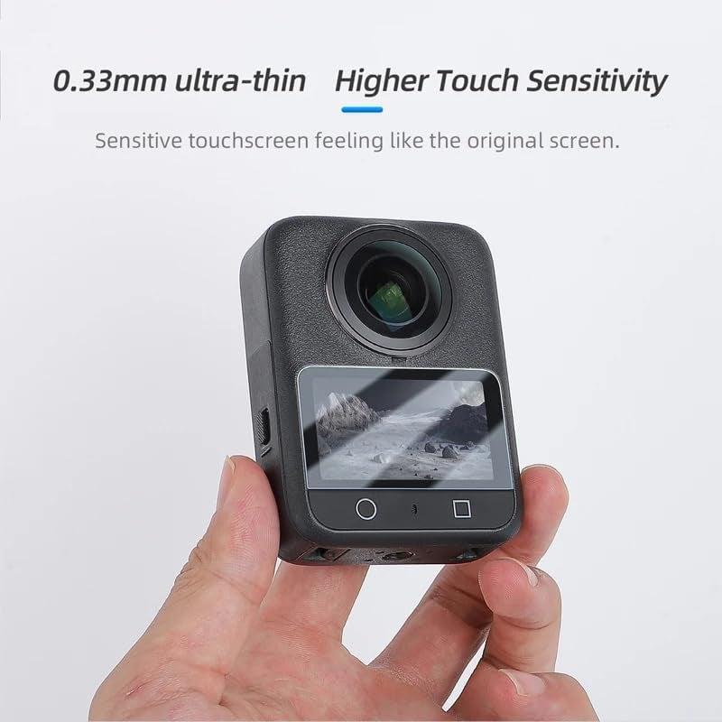 Tectonic Screen Guard for DJI Osmo Action 360 – HD Tempered Glass Screen Protector, Anti-Scratch, Waterproof & Shatterproof Display Protection for Action Camera - Image 2