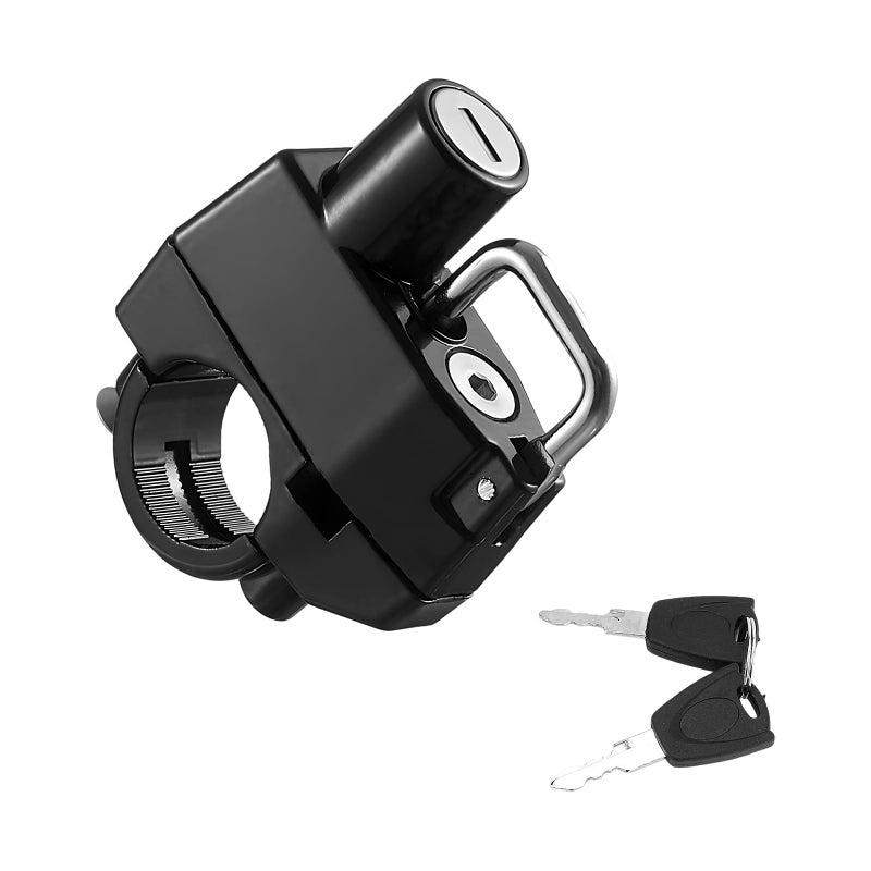 KVAEY Motorcycle Helmet Lock, Aluminum Alloy Anti Theft Helmet Security Locks, Universal Tamper-Proof Helmet Locks for Motorbike Scooter Bike, Motorcycle Accessories (1PCS) - Image 1