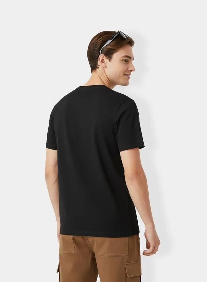 باتمان تيشيرت مطبع بطبعة باتمان جرافيك مع أكمام قصيرة