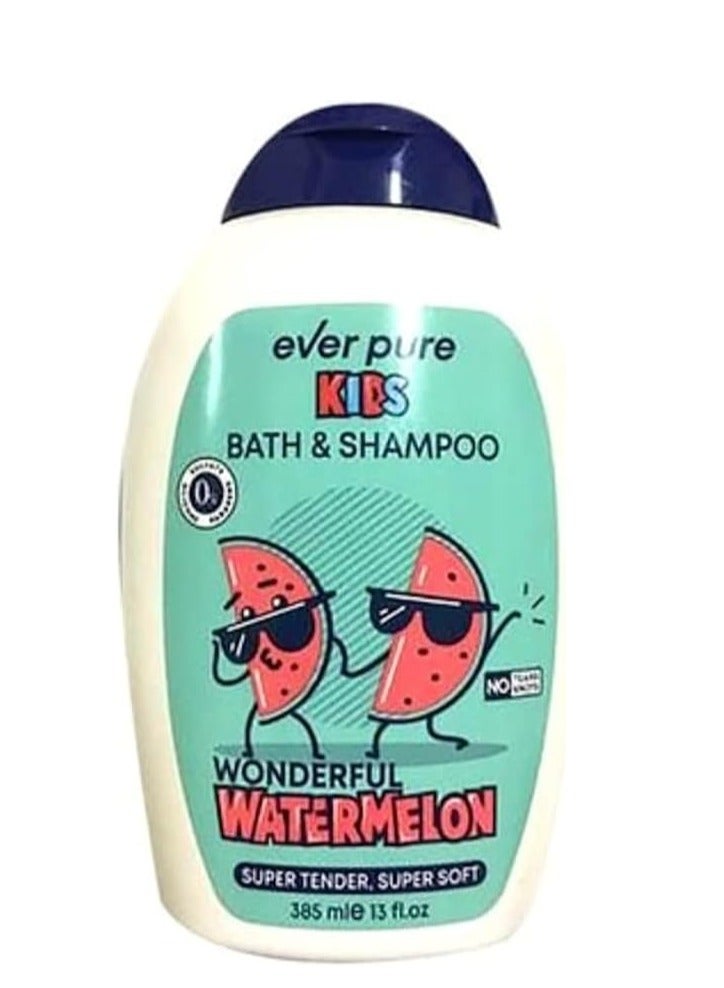 Ever pure watermelon shampoo & bath for kids 385ml