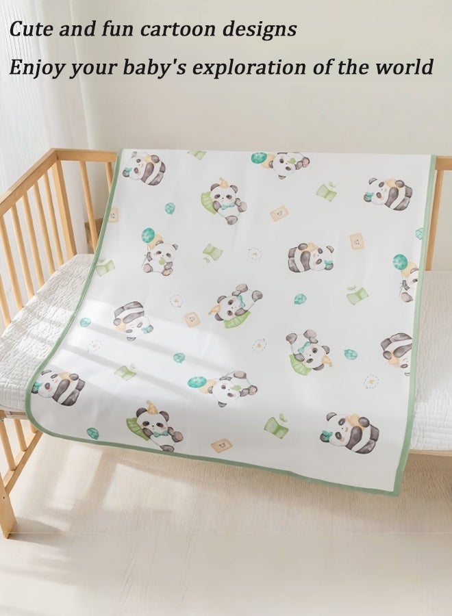 Vinnatsu Baby Waterproof Changing Pad Liners Waterproof Bed sheet  - Quilted Thicker Ultra Soft Changing Table Cover Liners for Baby Toddler Children Pet and Adults - Durable & Easy to Clean - 50×70 CM - Image 3