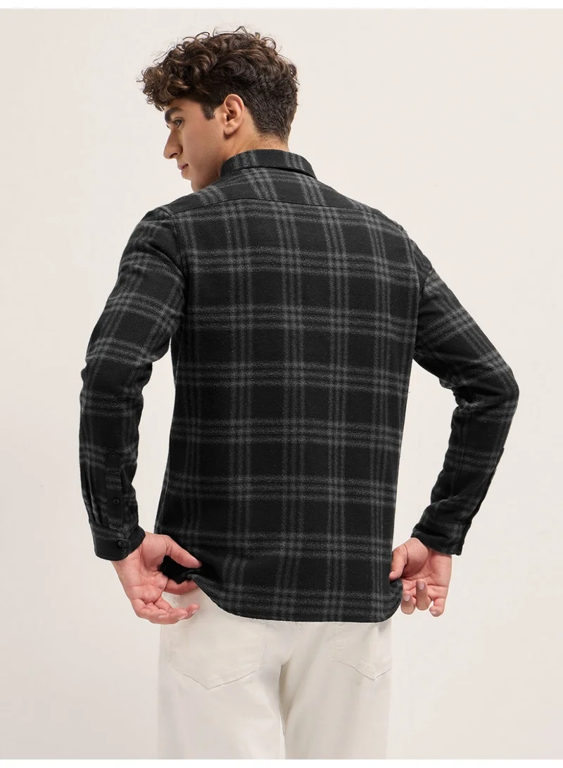 THE BEAR HOUSE  Men’s Long Sleeve Shirt – Classic, Comfortable and Stylish Essential for Work, Travel or Casual Outings for Men | Best Price UAE