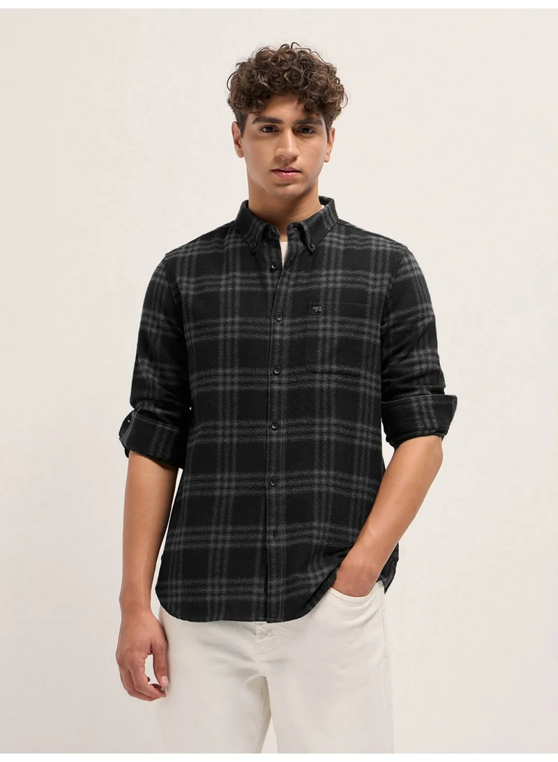 THE BEAR HOUSE  Men’s Long Sleeve Shirt – Classic, Comfortable and Stylish Essential for Work, Travel or Casual Outings for Men | Best Price UAE