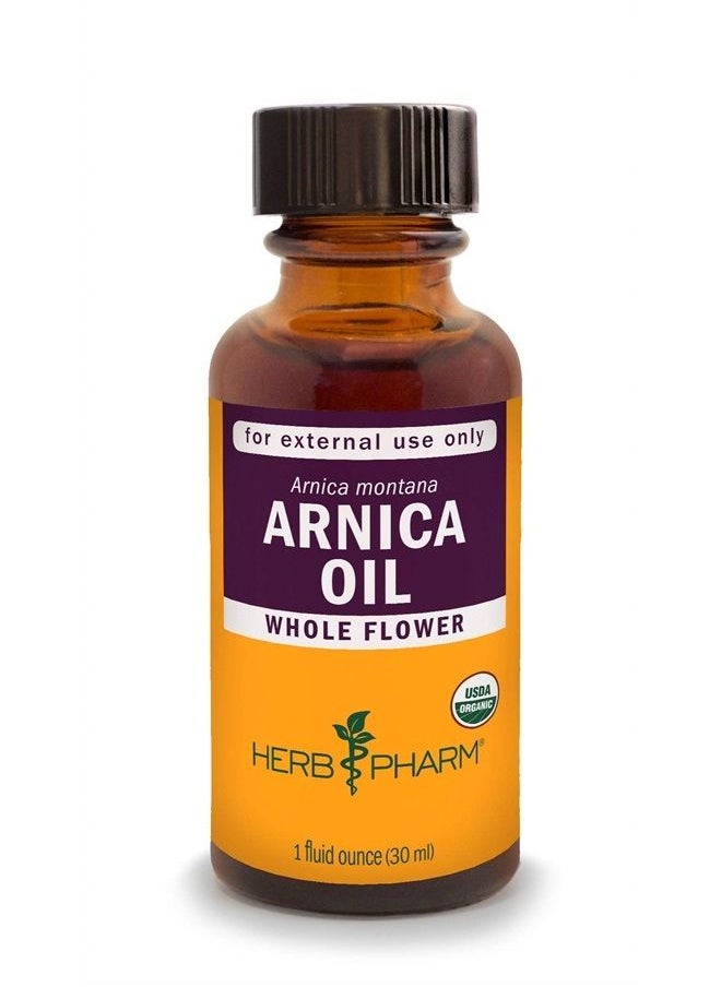 HERB PHARM Certified Organic Oil, Arnica, 1 Fl Oz  - Image 1