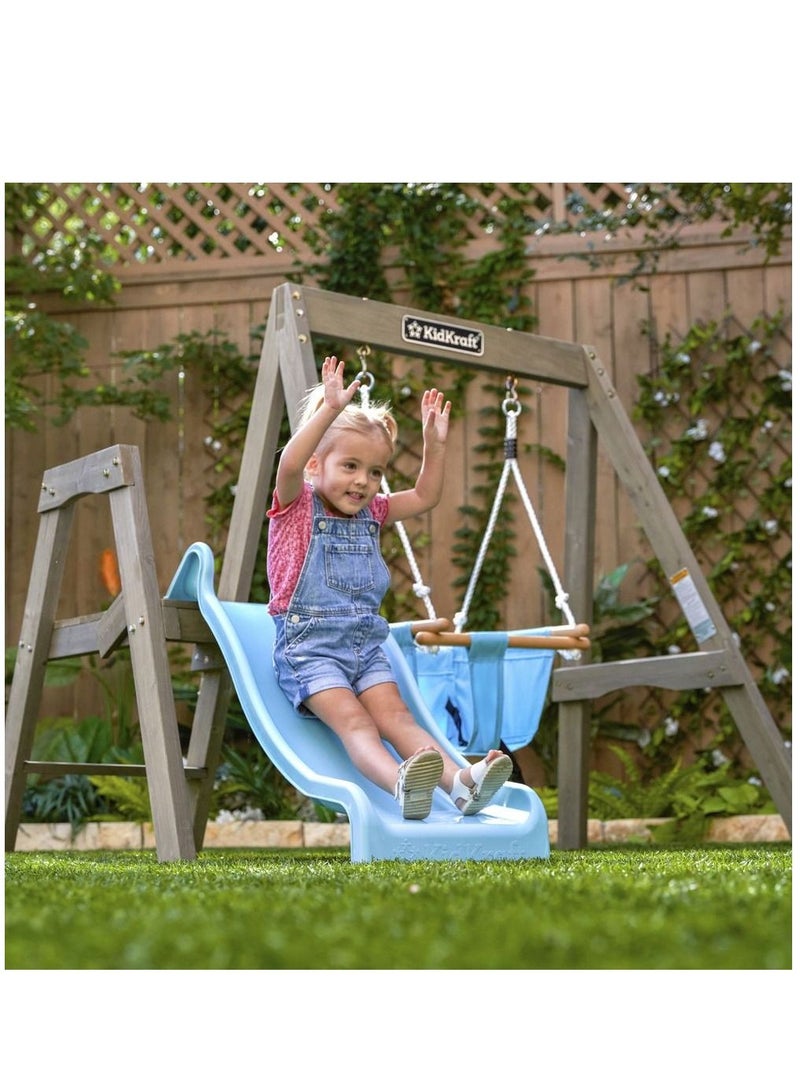 Kidkraft First Play Wooden Swing Set - Image 2