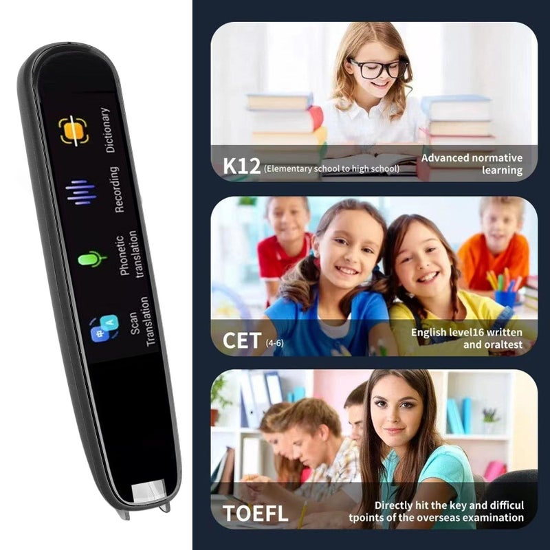 Pink Scan Reader Pen 112 Language Translator Text to Speech Scan to PC Offline Smart Translator Pen for Students Dyslexia - Image 5