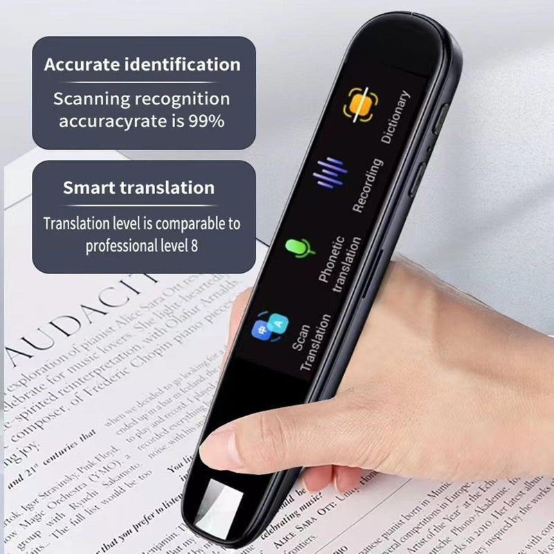 Pink Scan Reader Pen 112 Language Translator Text to Speech Scan to PC Offline Smart Translator Pen for Students Dyslexia - Image 4