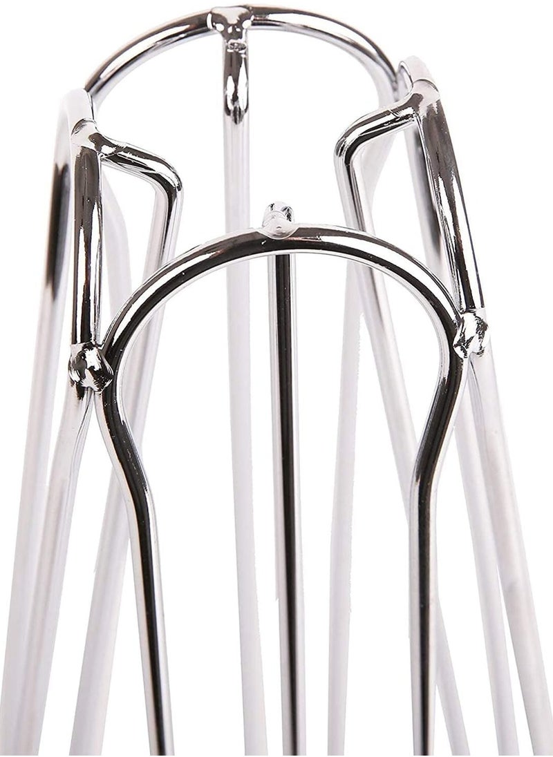 OASISWJ Coffee Capsule Stand, 40-Capsule Capacity, Chrome Finish, Coffee Pod Holder, Kitchen Organizer