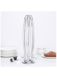 OASISWJ OASISWJ Coffee Capsule Stand, 40-Capsule Capacity, Chrome Finish, Coffee Pod Holder, Kitchen Organizer  - Image 2