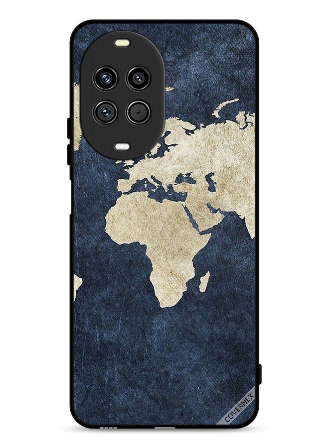 Covernex Huawei nova 14 5G Protective Case Cover Map On Jeans Pattern