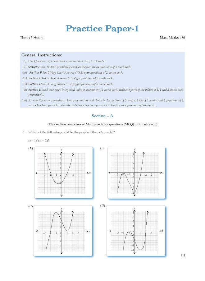 Oswaal CBSE & NCERT One for All Class 10 Mathematics (Standard) |With Topic Wise Notes For 2025 Board Exam