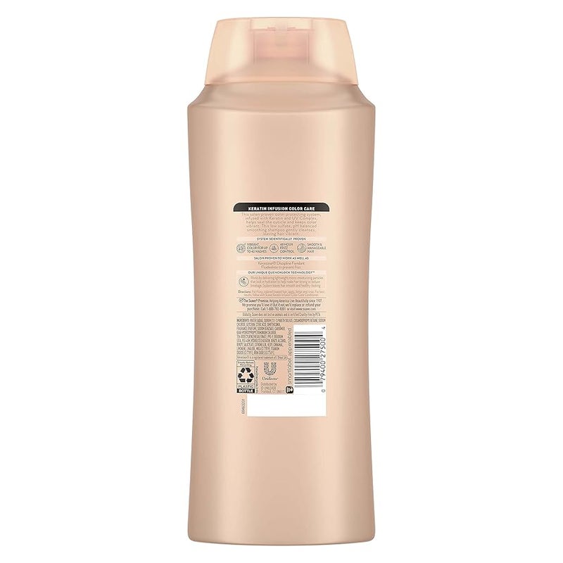 Suave Professionals Color Care Shampoo Shampoo for Color Treated Hair Keratin Infusion Color Protecting Shampoo 28 Ounce Pack of 4 - Image 3