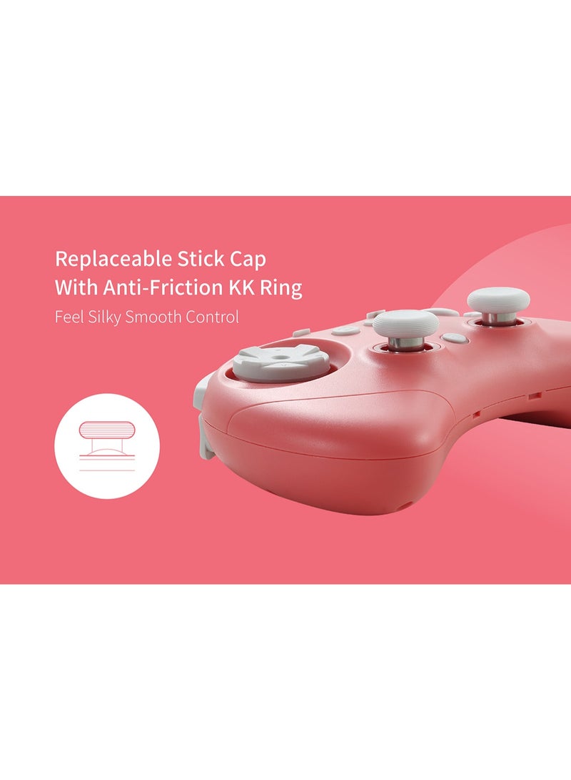 GuliKit Elves 2 Wireless Controller for Nintendo Switch 2 / Switch, Windows PC & Mobile – Hall-Effect Joysticks (Anti-Drift), 1000Hz Wired on PC, 730Hz Low-Latency Bluetooth, Gyro, Turbo, Carry Case. - Image 4