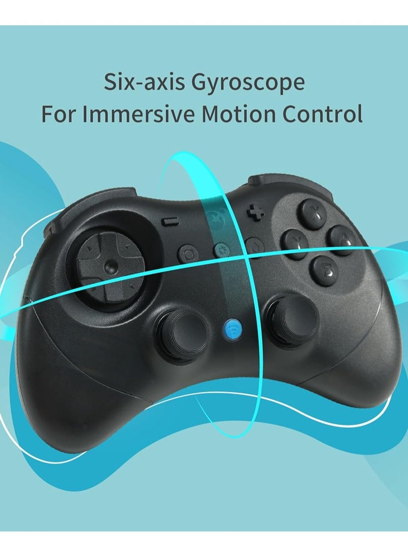 GuliKit Elves 2 Wireless Controller for Nintendo Switch 2 / Switch, Windows PC & Mobile – Hall-Effect Joysticks (Anti-Drift), 1000Hz Wired on PC, 730Hz Low-Latency Bluetooth, Gyro, Turbo, Carry Case. - Image 5