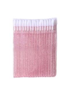 50pcs Makeup Applicator Beauty Kits, Disposable Micro Cotton swab Brush,Lipstick Lip Gloss Wands Applicator for Lipstick Application, Eyebrow Grooming(Pink) - pzsku/Z90F203D3FB4E6404477CZ/45/_/1737463647/8fb0c0cd-fd91-4266-84aa-94acbf5ae595