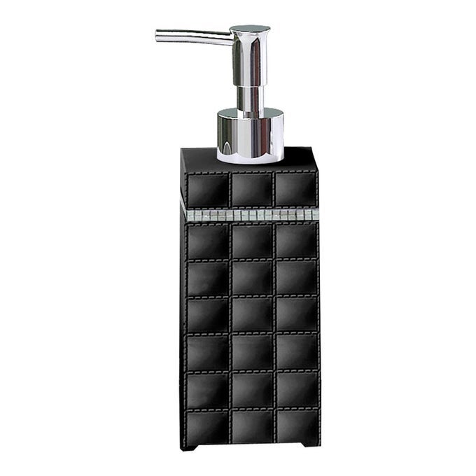 NU STEEL GB6H GIRAFFE BLACK REFILLABLE DISPENSER PUMP BOTTLE FOR BATHROOM VANITY COUNTERTOPKITCHEN SINKHOLDS ESSENTIAL OILSLOTIONSLIQUID SOAPHAND SANITIZER RESIN