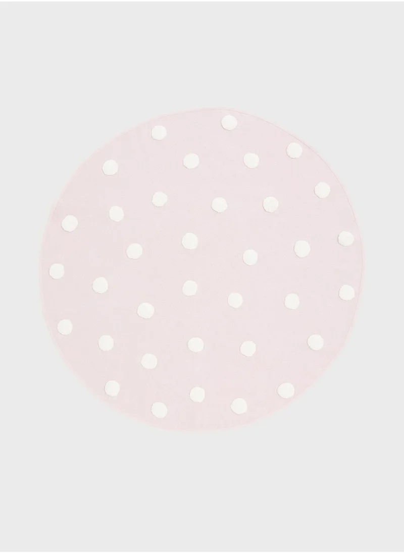 اتش اند ام Tufted-Spot Cotton Rug