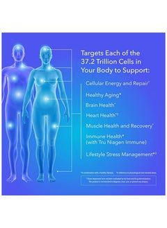 TRU NIAGEN 30ct/300mg Multi Award Winning Patented NAD+ Boosting Supplement - More Efficient Than NMN - Nicotinamide Riboside for Cellular Energy Metabolism & Repair, Vitality, Muscle Health, Healthy Aging  - Image 5