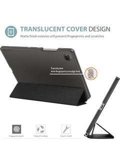 Procases For Galaxy Tab A8 10.5 Case Slim Stand Hard Back Shell Protective Smart Cover Case For Galaxy Tab A8 10.5 Inch 2022 Sm-X200 X205 X207 -Black  - Image 4