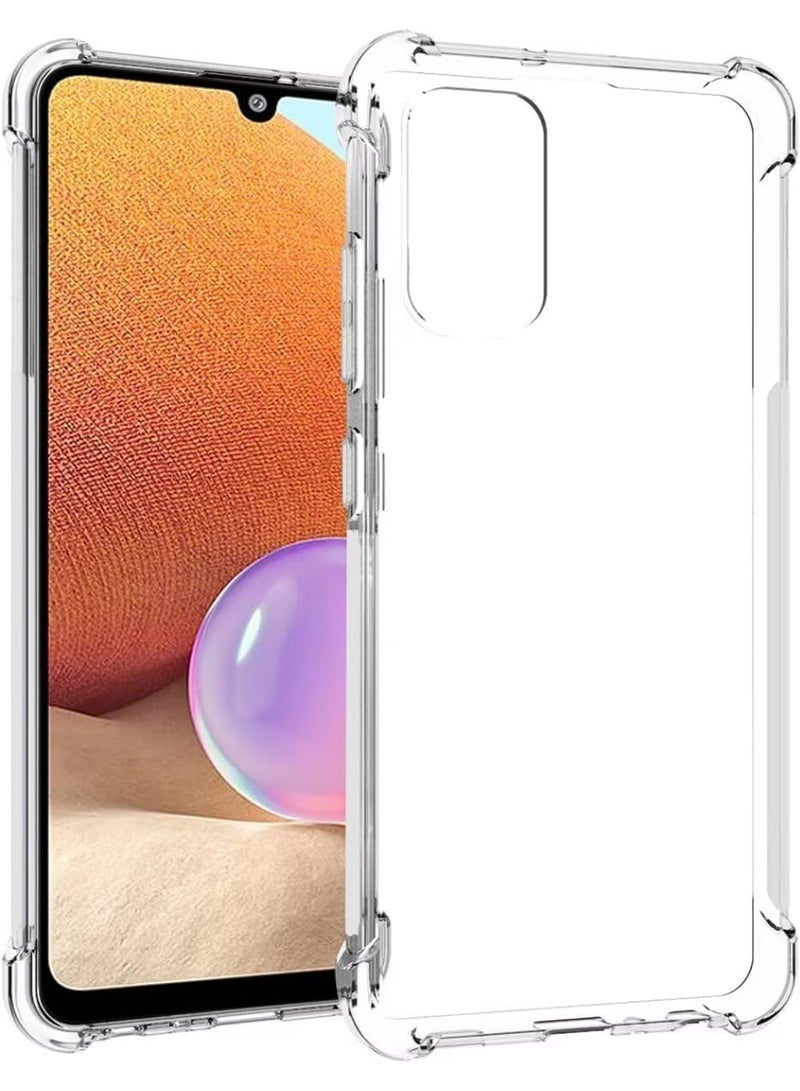 TPU Bumper Back Cover with Reinforced Corners For Samsung Galaxy A32 4G 6.4 inch 2021 Clear - Image 1