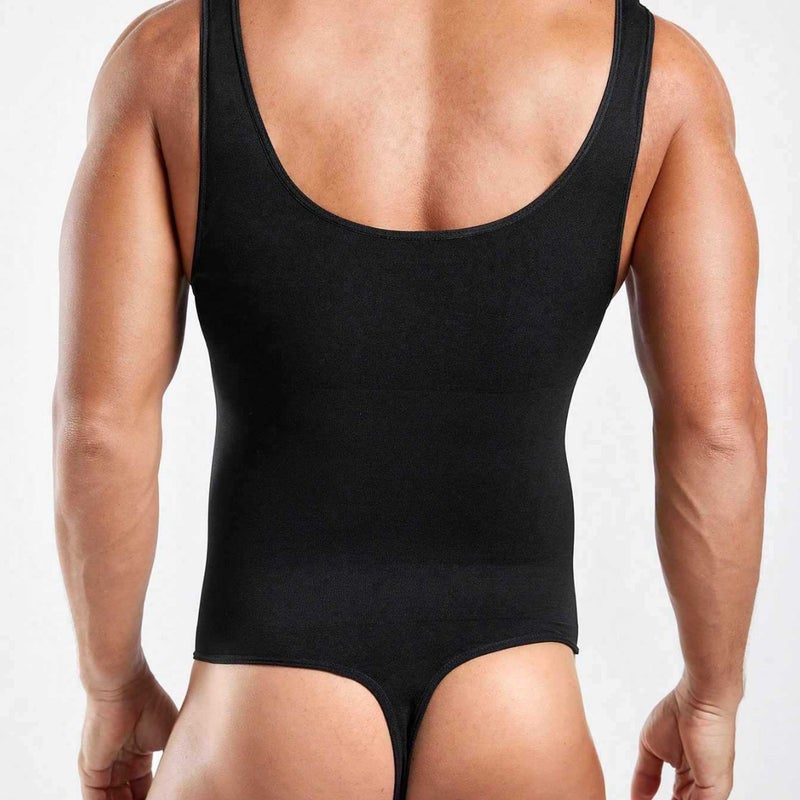 Men's Ballet Bodysuit Vest Shapewear - Image 2